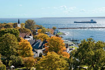 Mackinac Island in fall