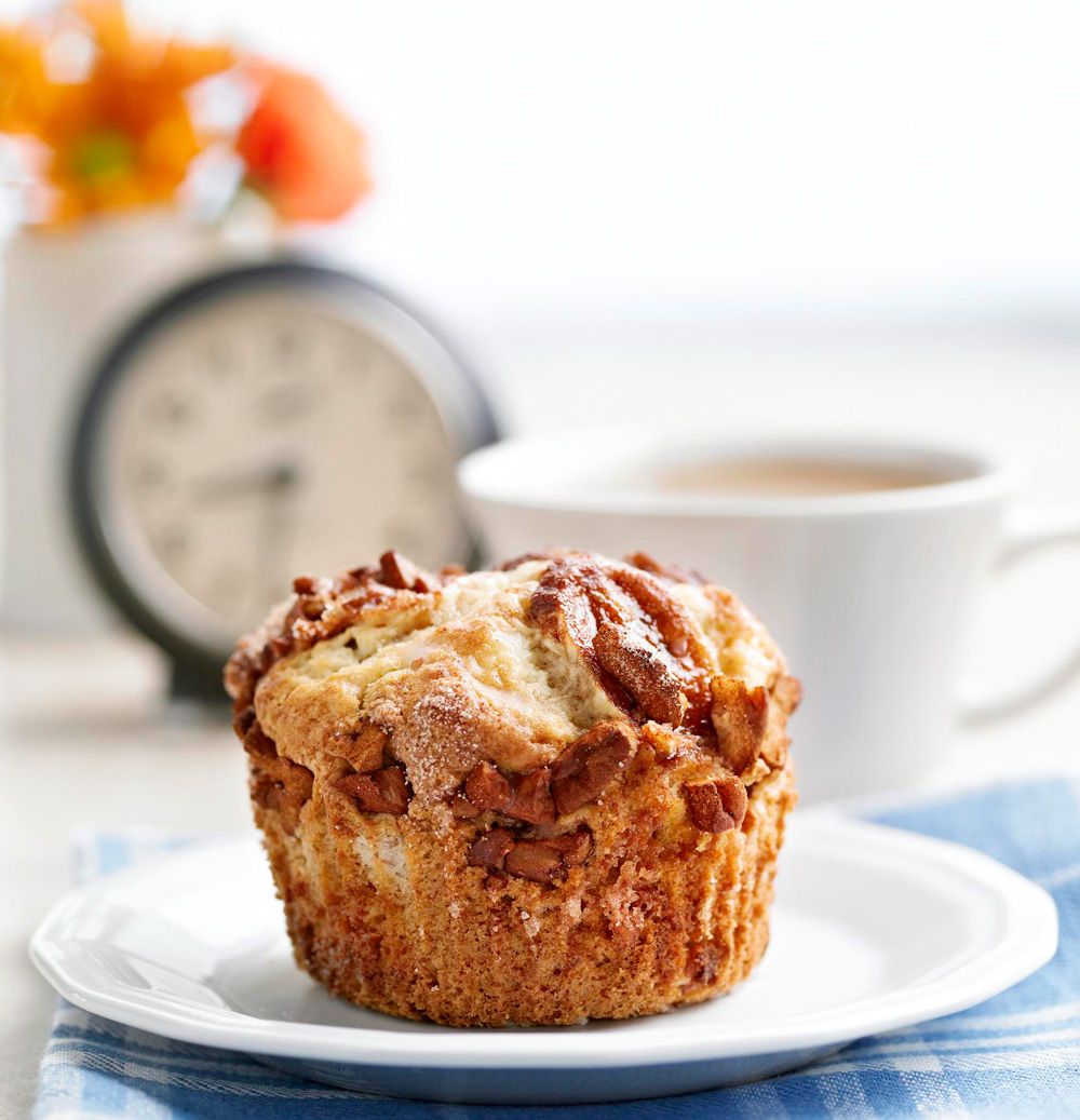 Caramel-Banana Muffins