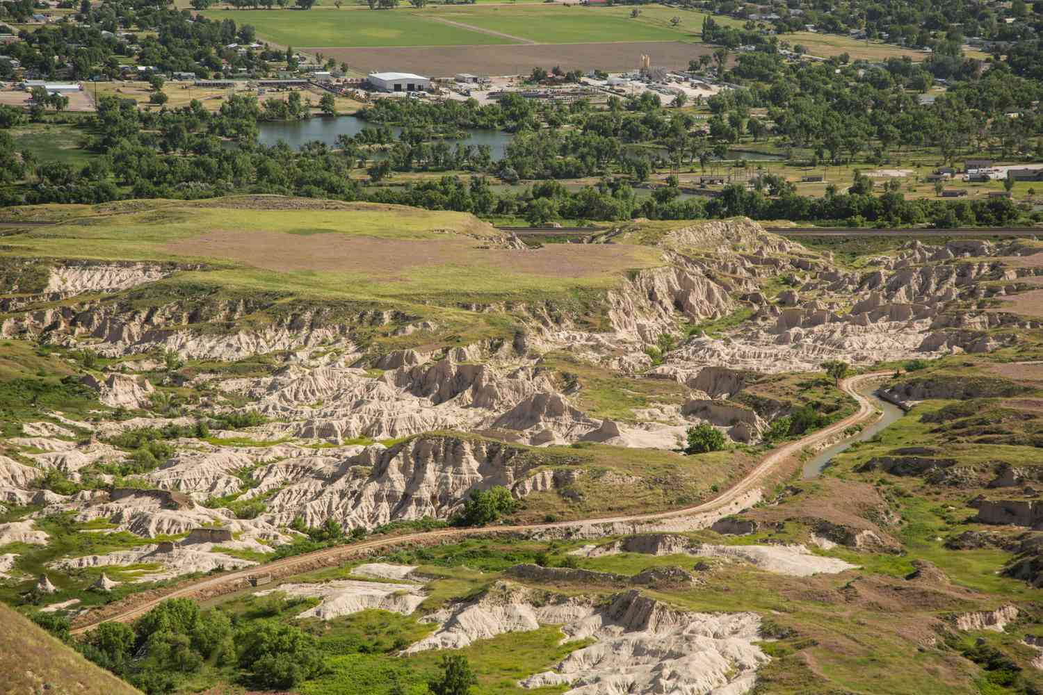 Scott's Bluff National Monument - overlooking Mini Badlands