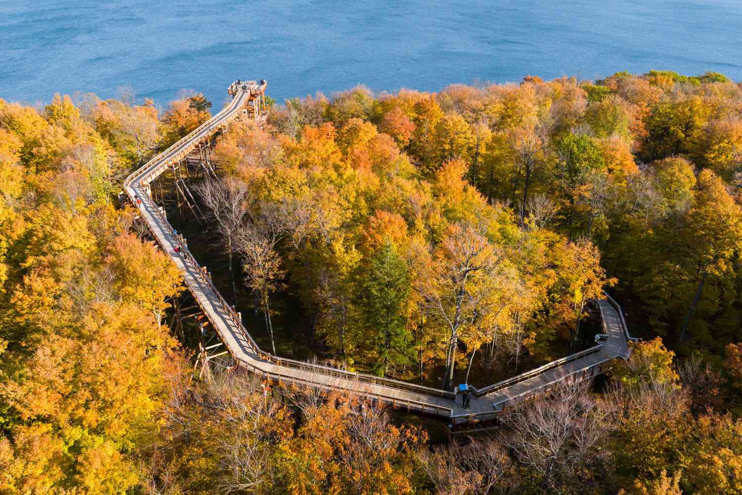 Peninsula State Park Door County in fall