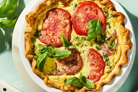 Heirloom Tomato and Onion Quiche