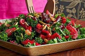 Kale, Cranberry and Root Vegetable Salad