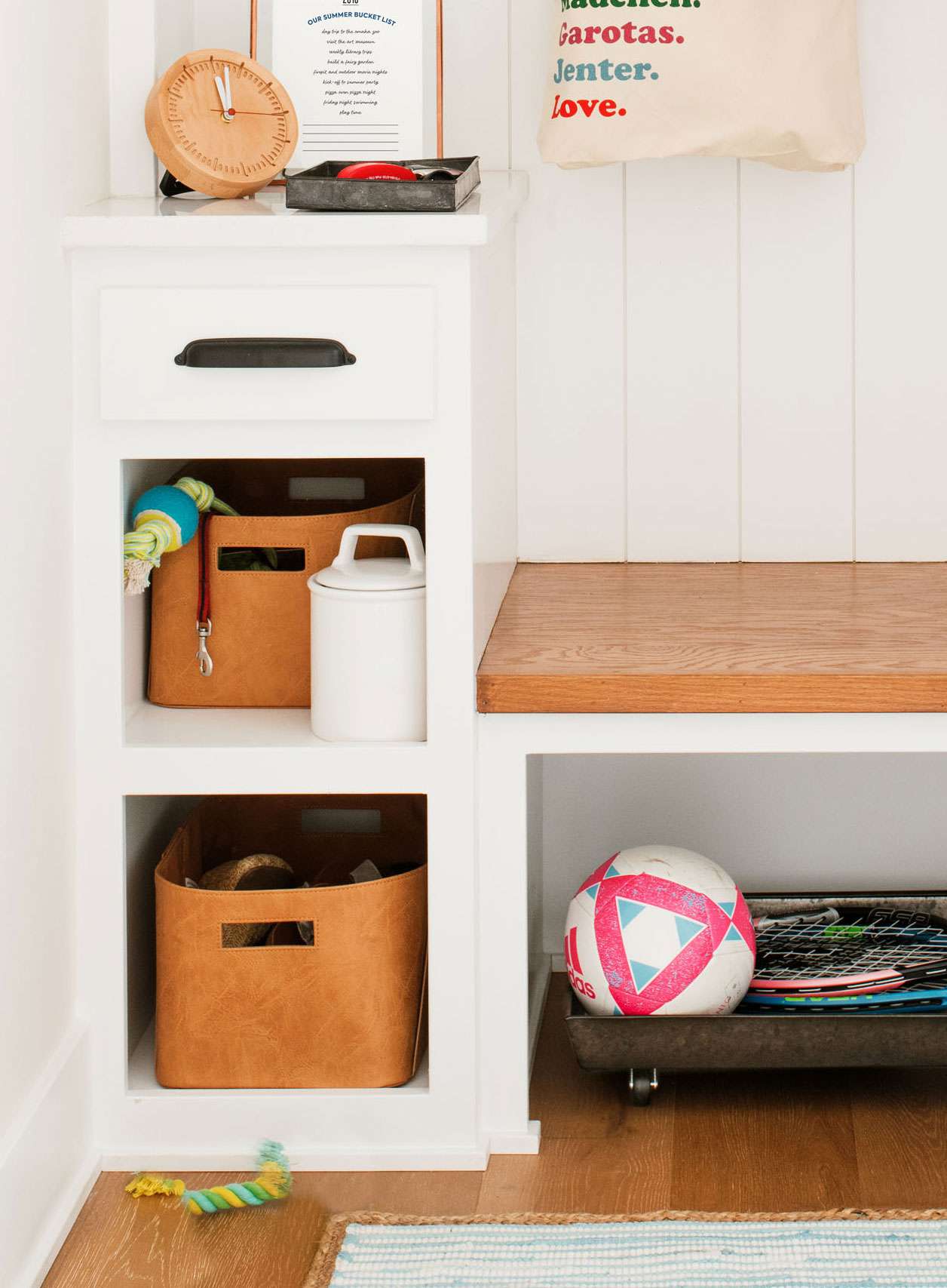 Mudroom detail