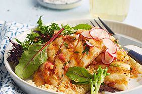 Grilled Fish with Moroccan Vinaigrette