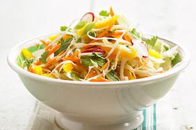 Garden Slaw with Spicy Asian Dressing