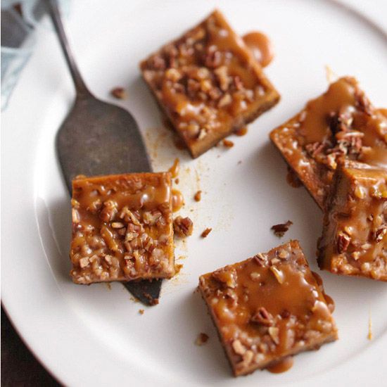 Toffee-Pumpkin Pie Bars