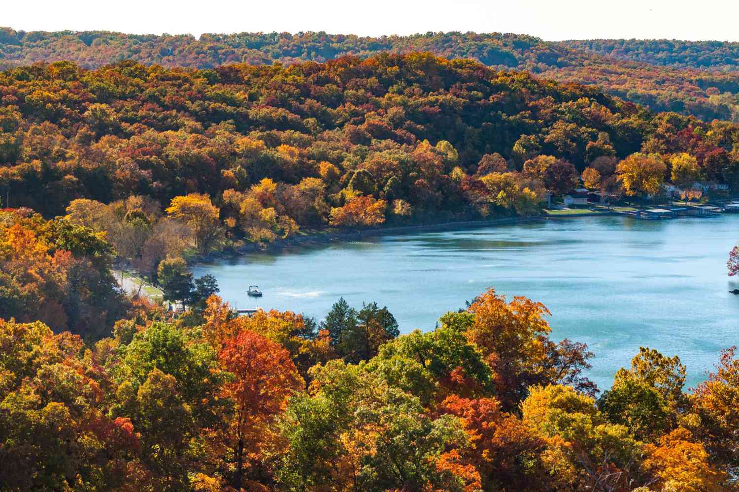 Ha Ha Tonka State Park in fall, Missouri, Lake of the Ozarks