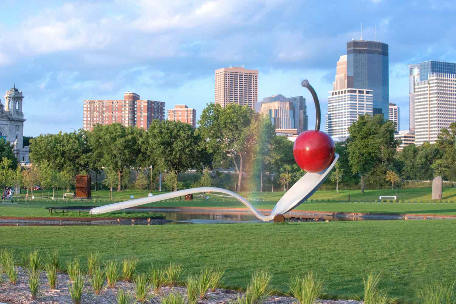 Spoonbridge and Cherry, Walker Art Center and a Minneapolis Park