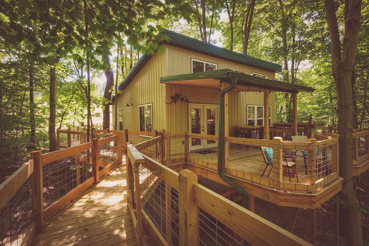 Treehouses at River Ranch Hocking Hills Ohio