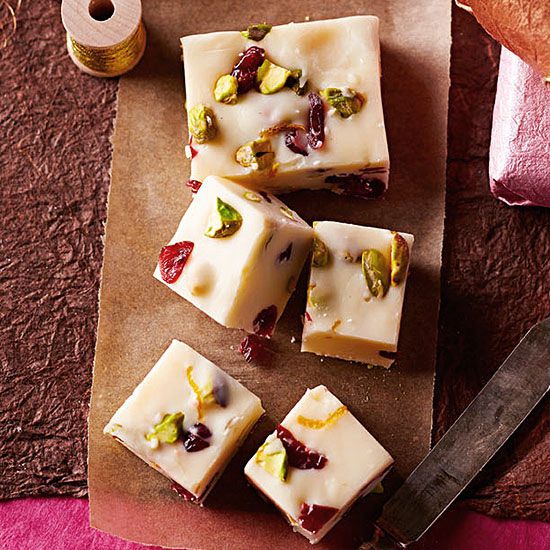 White Chocolate Christmas Fudge