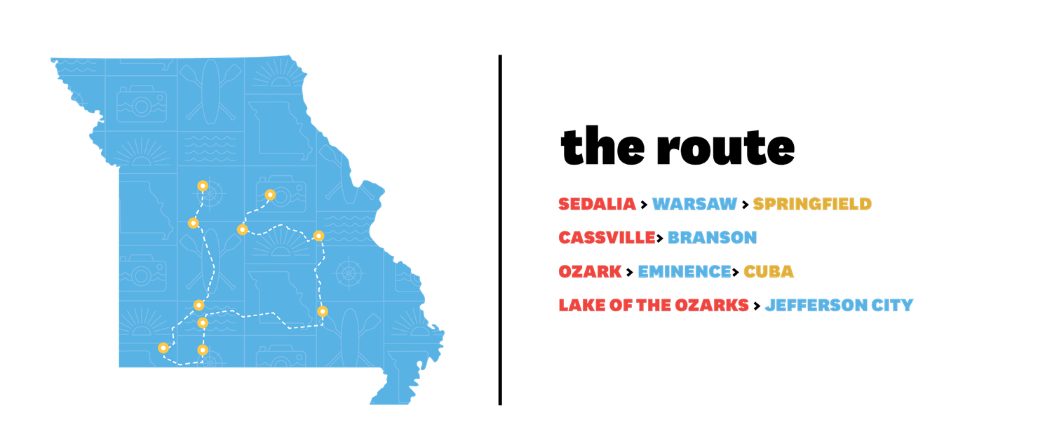 Road Rally 2021 Route Map